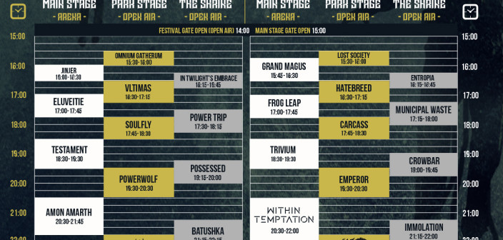 Pełny skład i czasówka Mystic Festival 2019